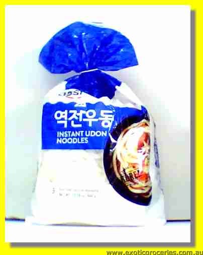 Udon Korean Style Noodle with Soup Base 3pcs