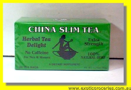 China Slim Tea Extra Strength 20's