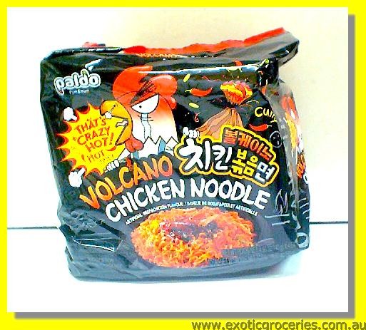 Volcano Chicken Noodle Hot & Spicy 4packs