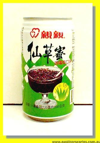 Grass Jelly Drink Pandan Leaves Flavour