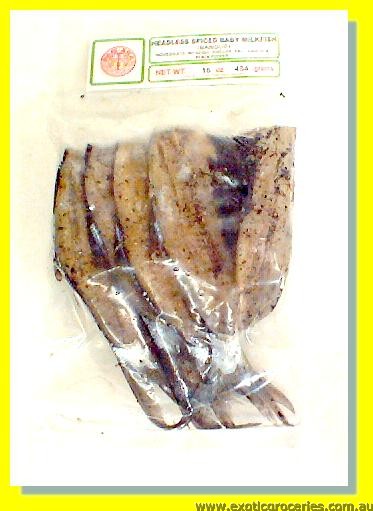 Frozen Headless Spiced Baby Milkfish (Bangus)