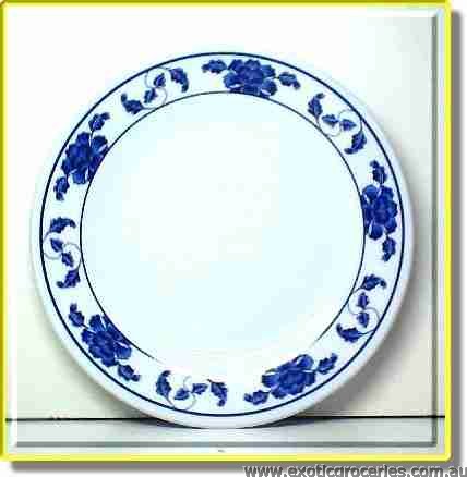 Blue Melamine Plate 7" 1007