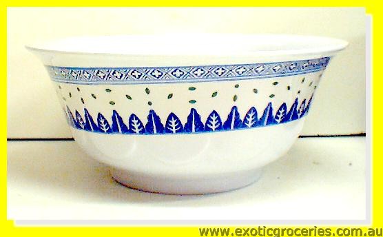 Blue Melamine Bowl Rice Pattern 5285TM