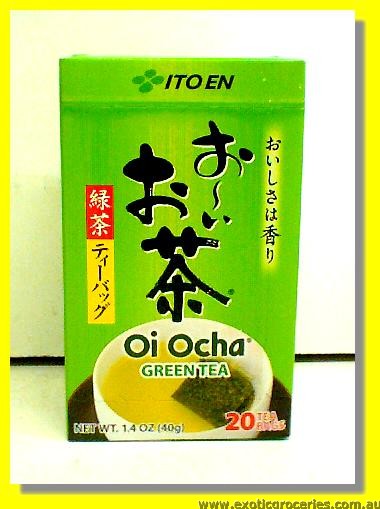 Japanese Green Tea Bags 20pcs (Oi Ocha)