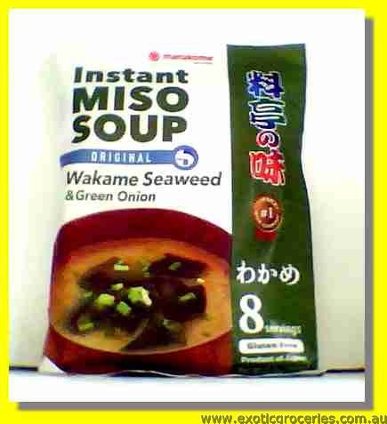 Instant Miso Soup Wakame Seaweed Flavour 8pcs