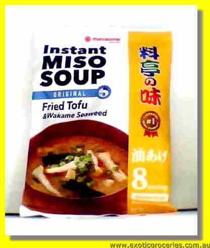 Instant Miso Soup Fried Tofu 8 Servings