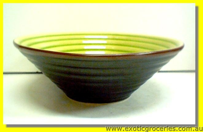 Japanese Style Green Bowl 8\"