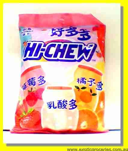 Hi-Chew Fruit Candy Strawberry & Orange Flavour