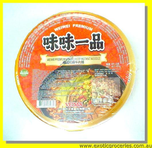 Wei Wei Premium Braised Instant Bowl Noodle