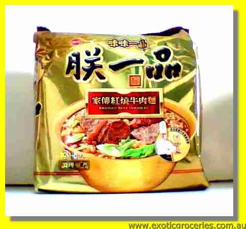 Braised Beef Noodle 3packs