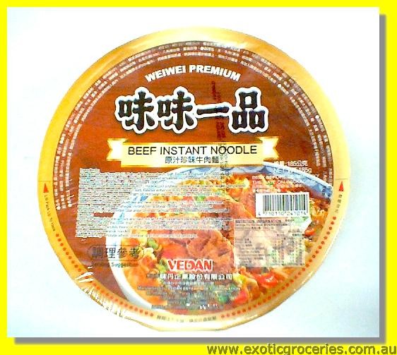 Weiwei Premium Beef Big Bowl Noodle