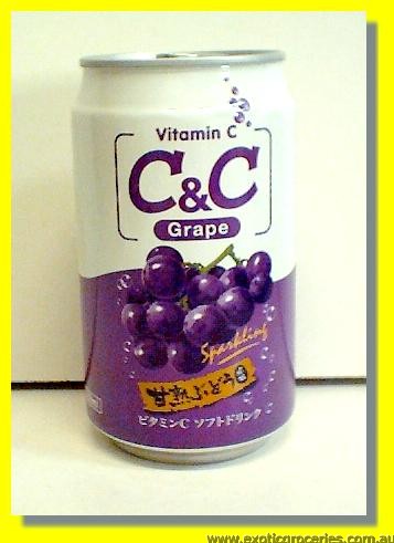 C&C Grape Sparkling Drink