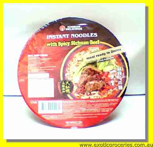 Ichiban Delicious Instant Noodles with Spicy Sichuan Beef