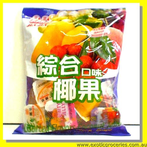 Assorted Fruit Coconut Jelly