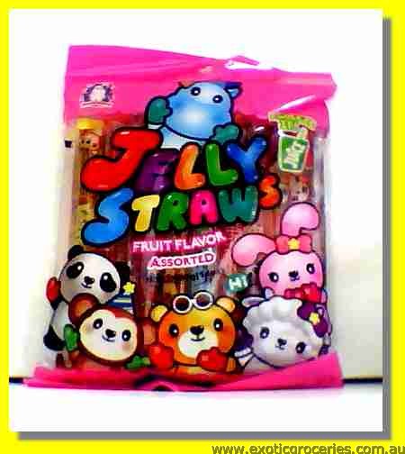Jelly Straws Assorted Fruit Flavour