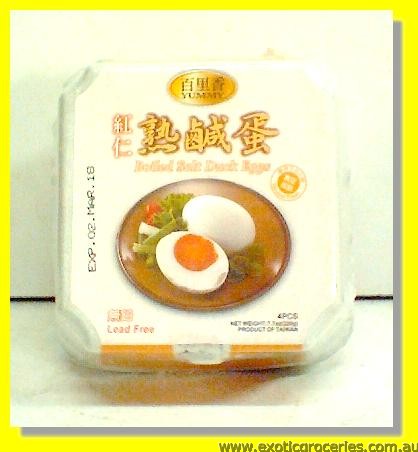 Boiled Salted Duck Eggs 4pcs