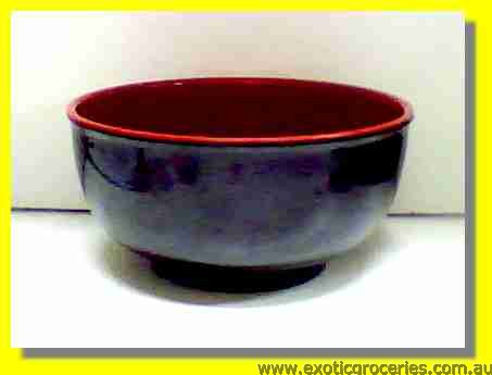 Red Black Noodle Bowl 7107 6.5"