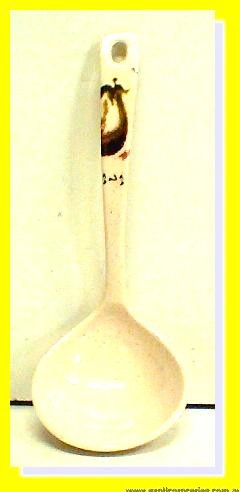 Melamine Eggplant Soup Spoon 7" (#114)