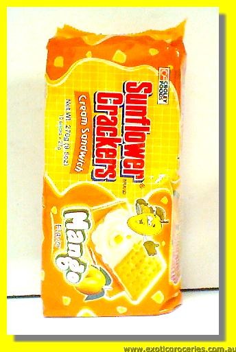 Mango Flavour Cream Sandwich Crackers 10packs
