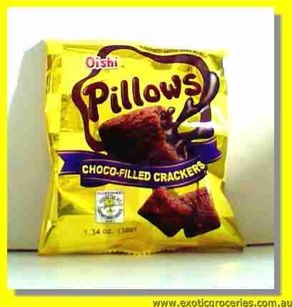 Pillows Choco Filled Crackers