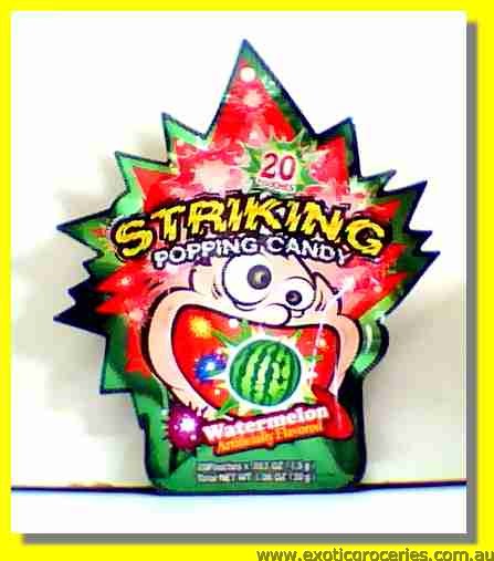 Watermelon Flavoured Popping Candy 20pouches