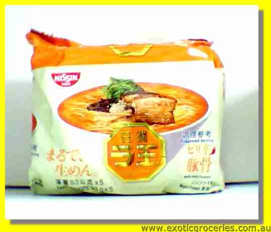 Raoh Spicy Tonkotsu Flavour Instant Noodle 5packs
