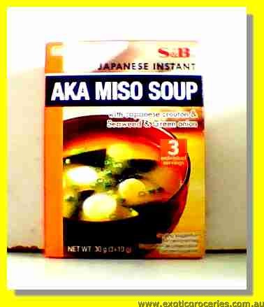 Instant Aka Miso Soup 3 Servings