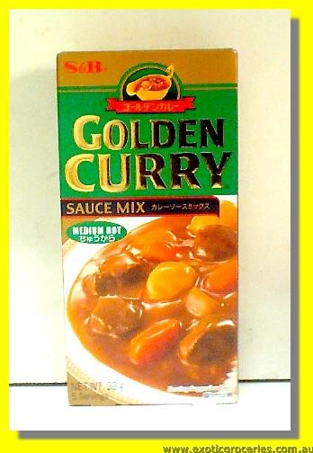 Golden Curry Sauce Mix Medium Hot
