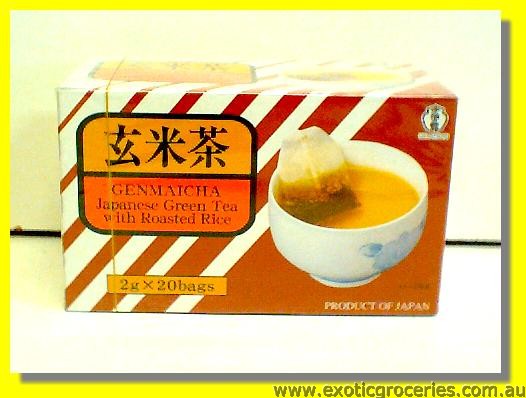 Genmaicha 20teabags Japanese Green Tea with Roasted Rice