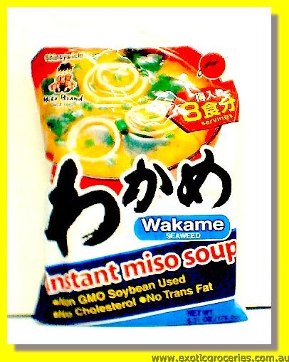Instant Miso Soup Wakame Seaweed Flavour 8 Servings