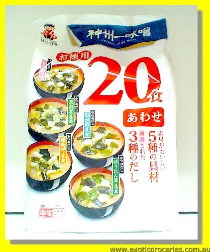 Instant Miso Soup 20Servings