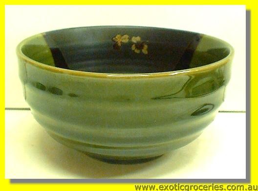 Japanese Style Green Bowl 6.5\"
