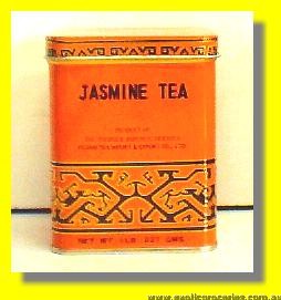 Jasmine Tea 1032 Square Yellow Tin