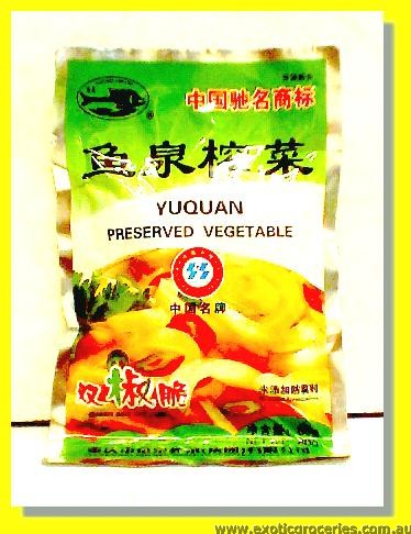 Yu Quan Preserved Vegetable Green & Red Chilli