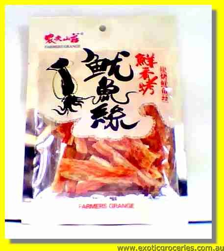 Shredded Squid Snack Chargrilled Flavour