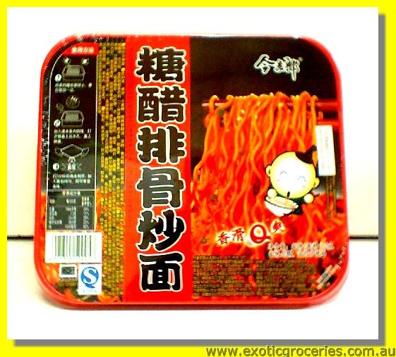 Instant Chow Mien Sweet Sour Ribs Flavour