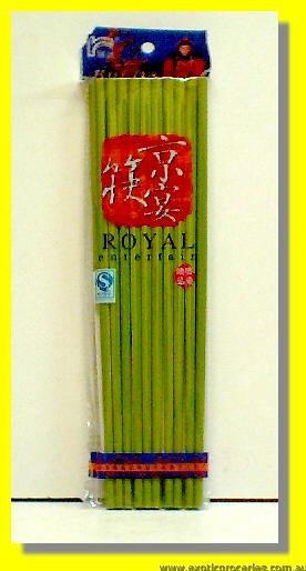Melamine Chopsticks Green 10pairs