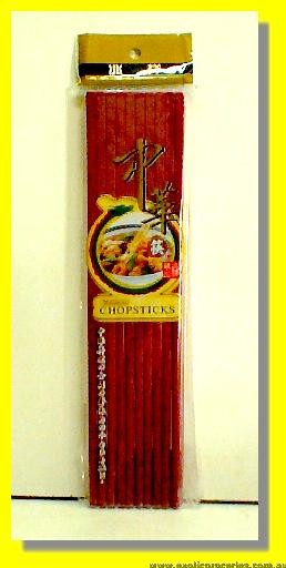 Melamine Chopsticks 10pairs Dark Red