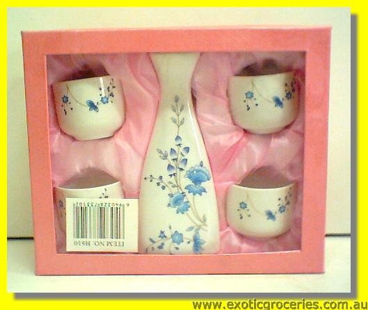 Sake Wine Pot Set 5pcs H610