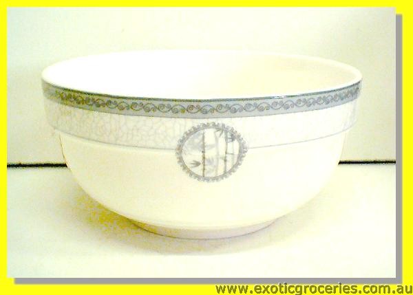 Ceramic Bowl Grey Bamboo 4.5" (A14/ #9193)
