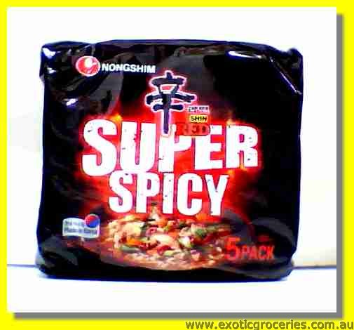 Shin Red Super Spicy Noodle 5packs