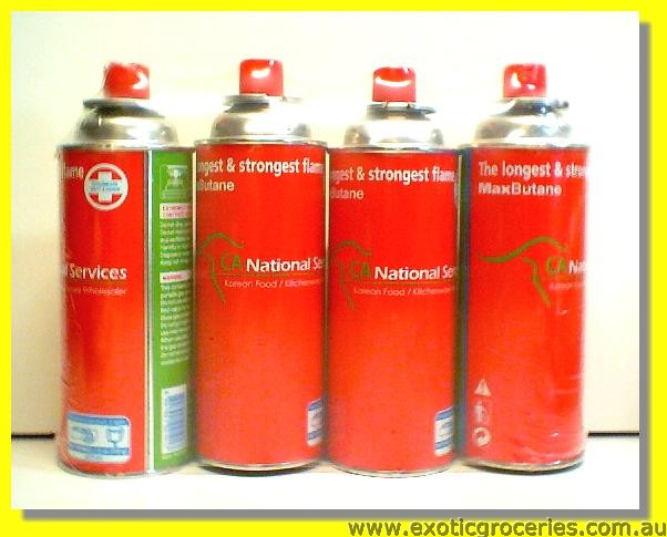 Butane Gas Cartridges 4pcs