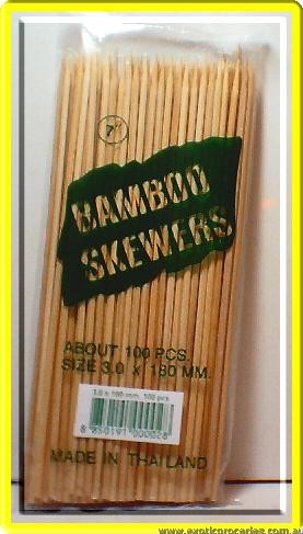 Bamboo Skewers 7\"