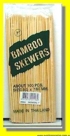 Bamboo Skewers 8\" 200mm