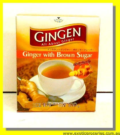 Instant Ginger Drink with Brown Sugar 10sachets