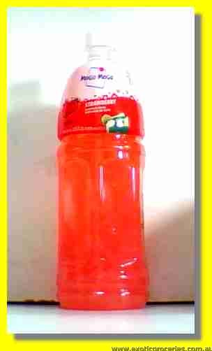 Mogu Mogu Strawberry Juice with Nata De Coco