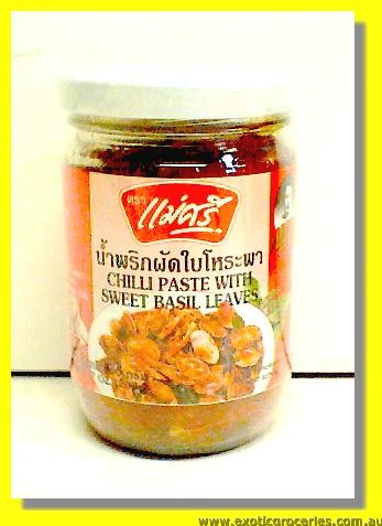Chilli Paste With Sweet Basil Leaves