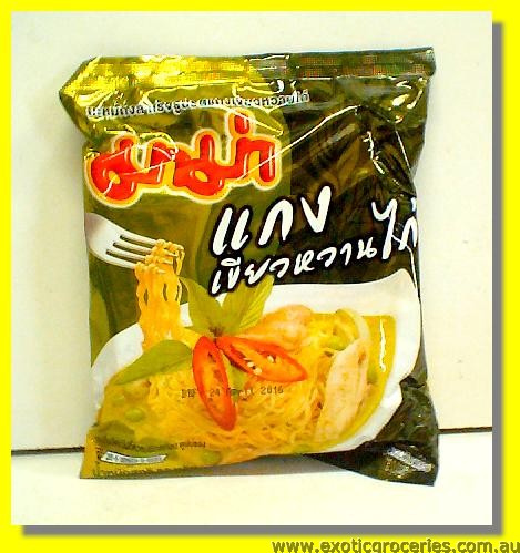 Instant Noodle Chicken Green Curry Flavour