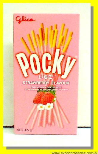 Pocky Strawberry Flavour Biscuit Sticks