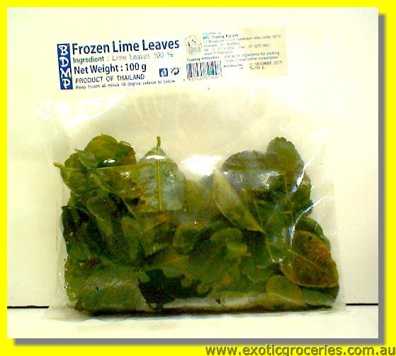 Frozen Lime Leaves